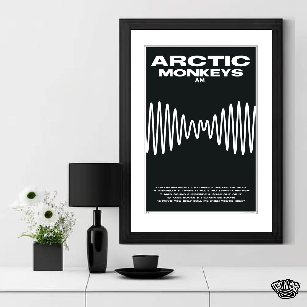 Arctic Monkeys - AM Music Poster