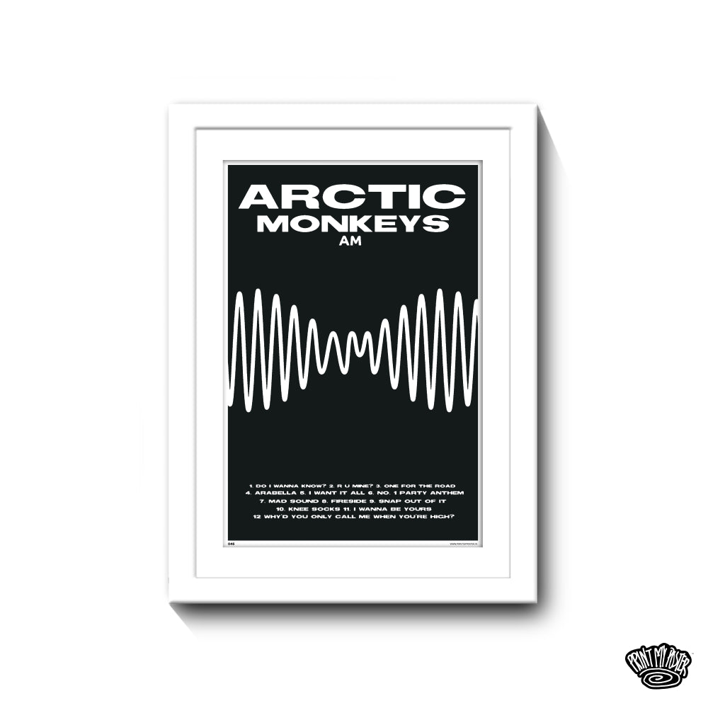 Arctic Monkeys - AM Music Poster