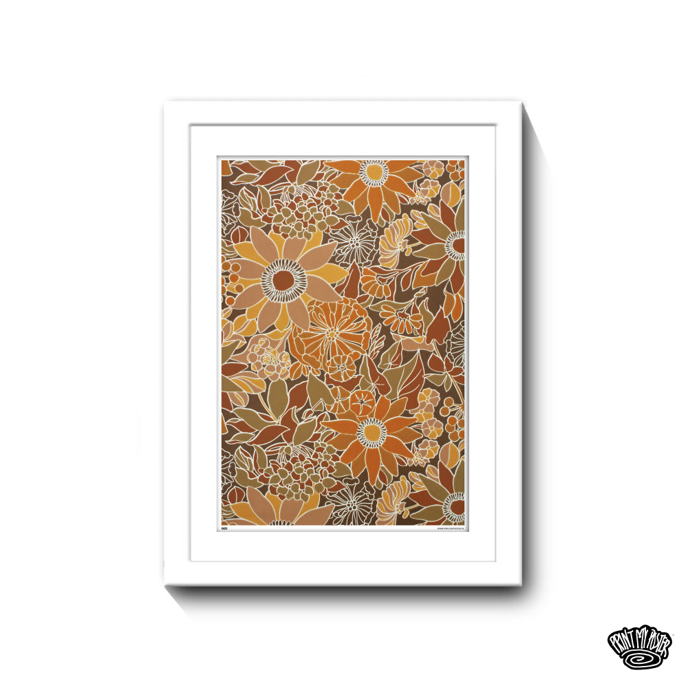 Abstract Art Poster- Corporate Hippie Vibe IX