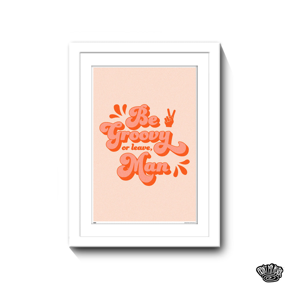 Abstract Art Poster - Corporate Hippie Vibe VII