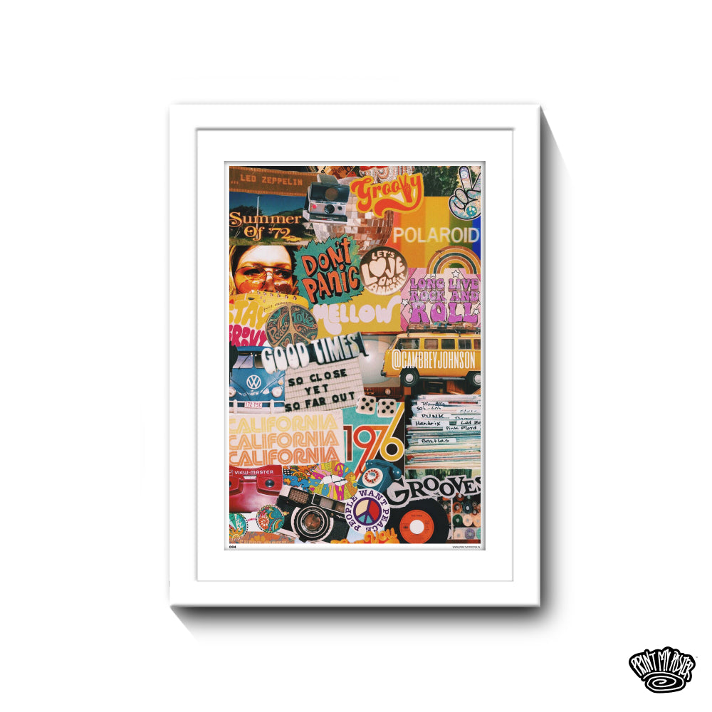 Abstract Art Poster - Corporate Hippie Vibe VI