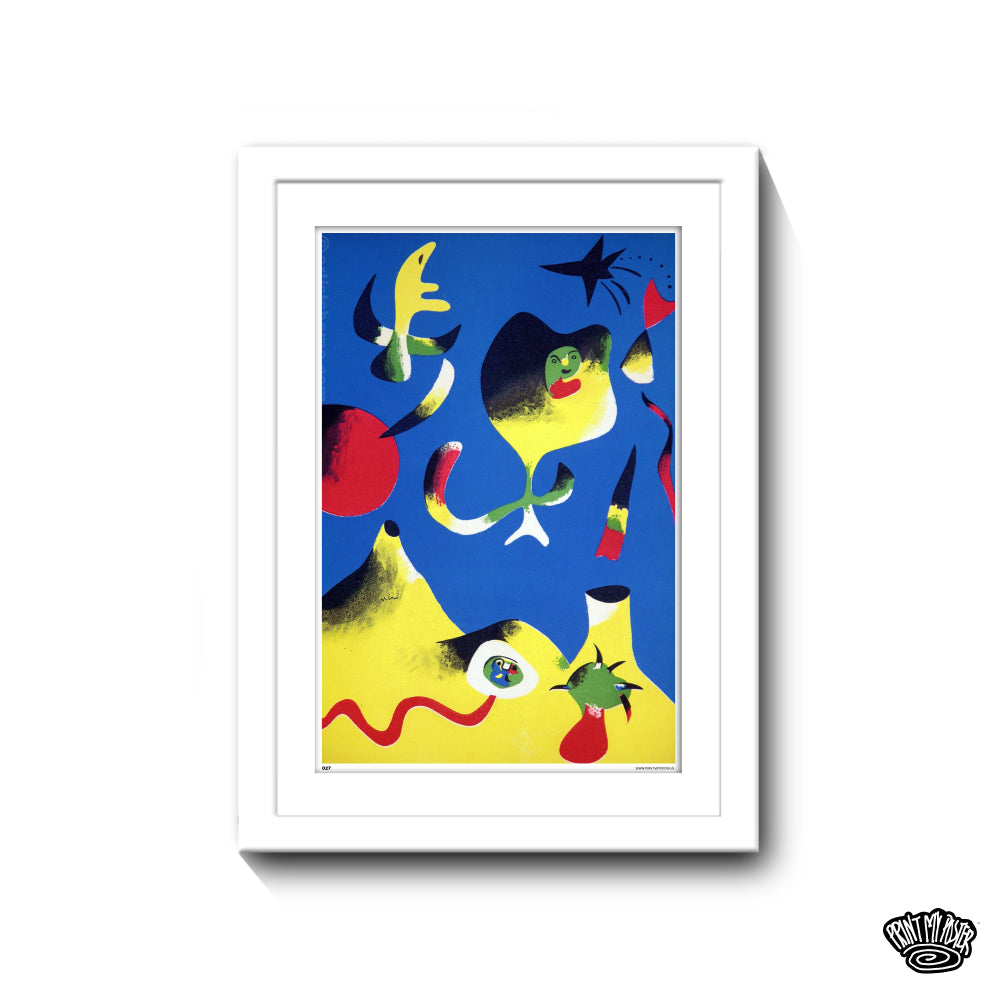 Abstract Art Poster - Joan Miró - The Air