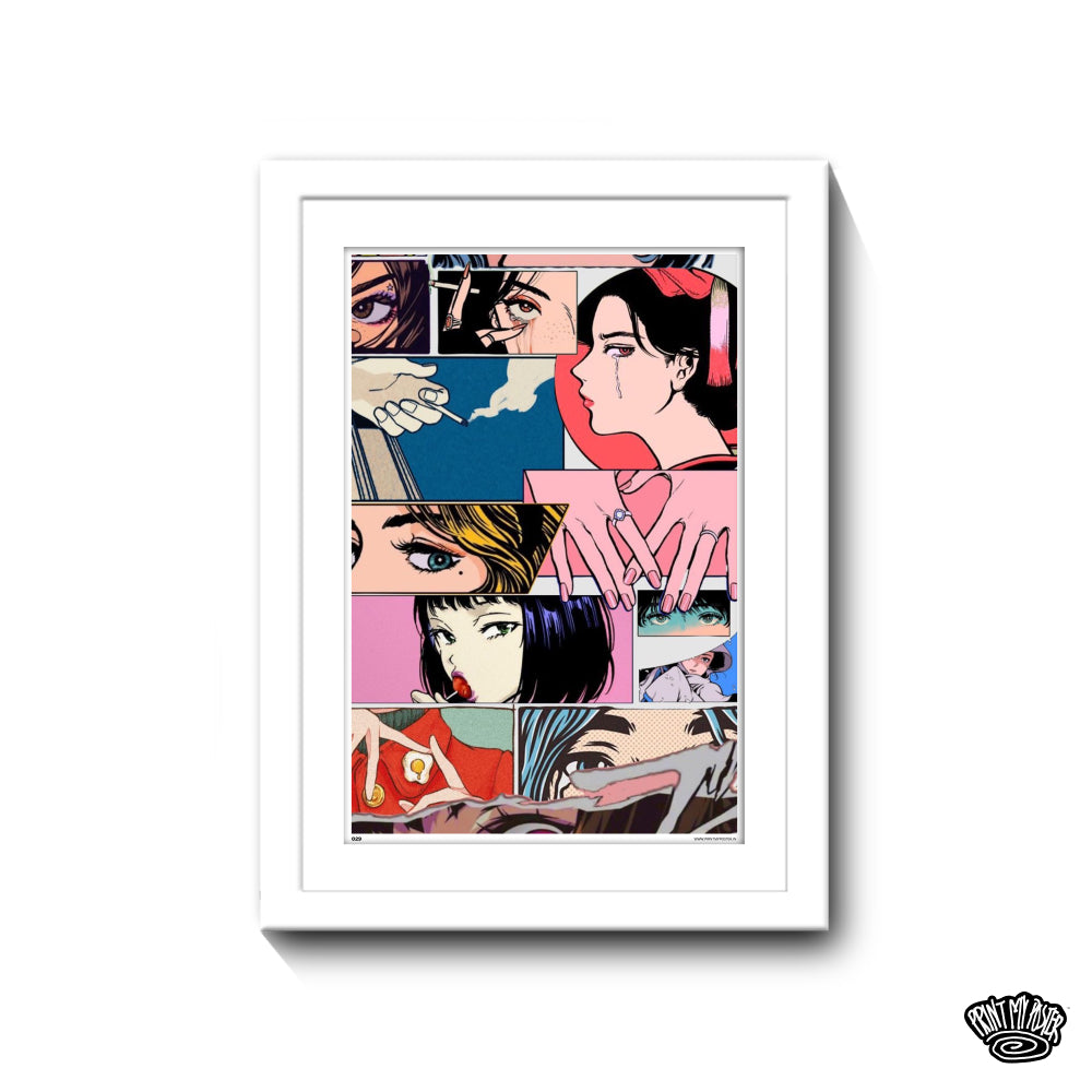 Abstract Art Poster - Ladies!