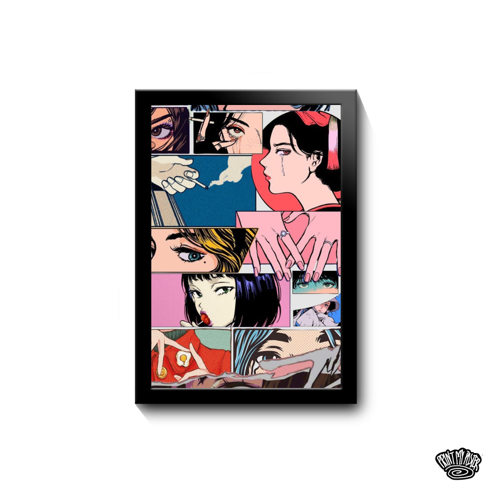 Abstract Art Poster - Ladies!