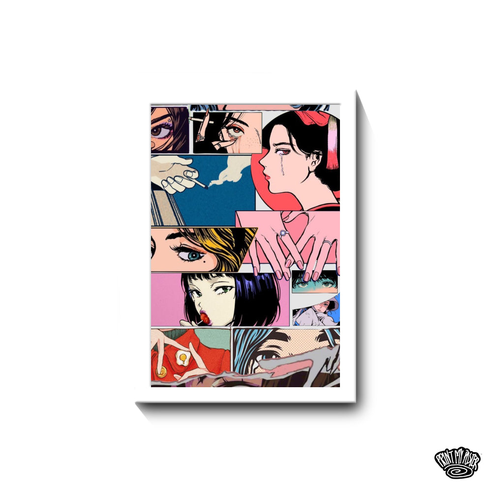 Abstract Art Poster - Ladies!