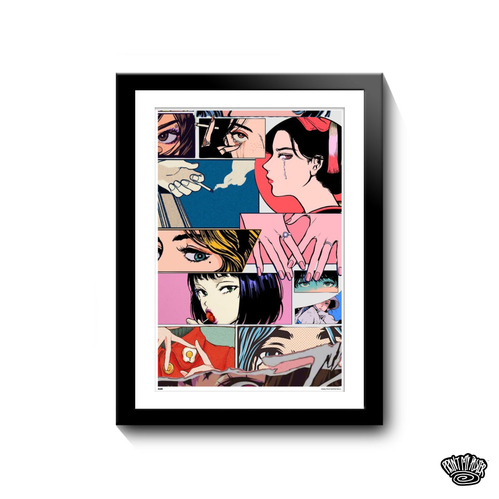 Abstract Art Poster - Ladies!