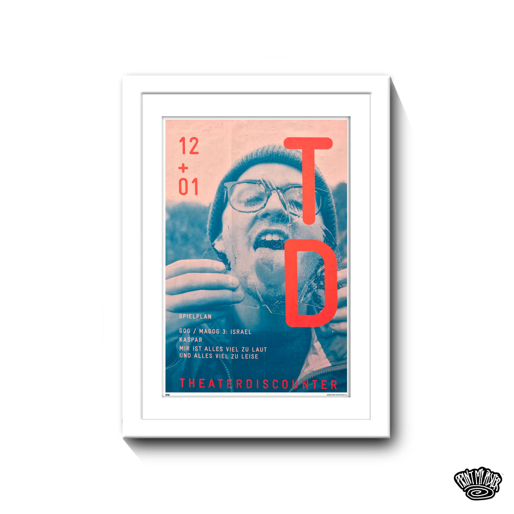 Abstract Art Poster - THEATER DISCOUNTER