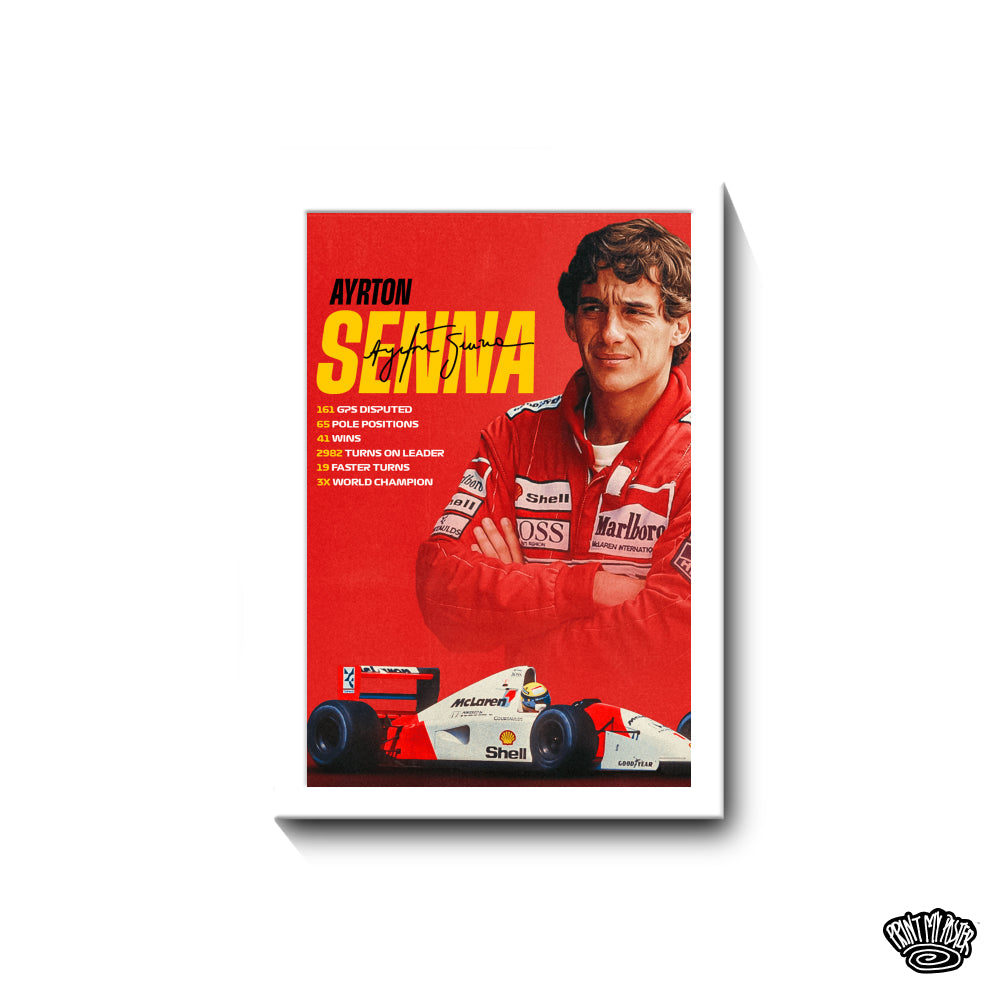 F1 Poster - Ayrton Senna