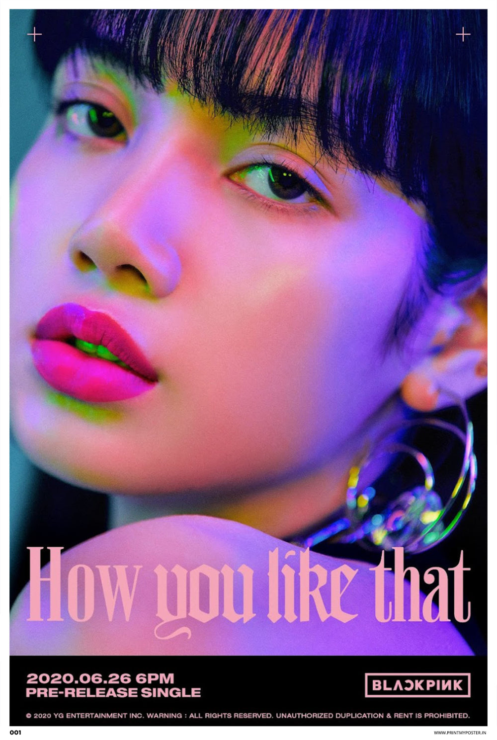 BLACKPINK Poster - How you like that IV