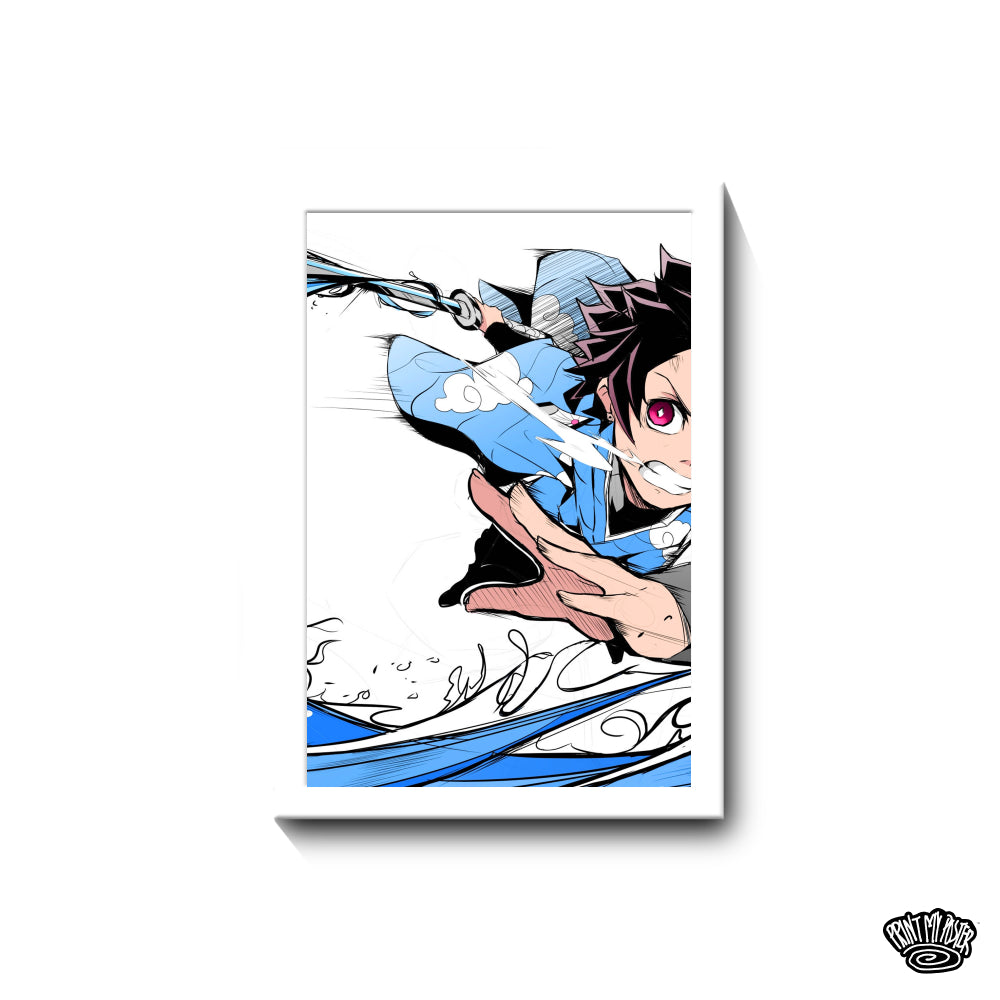 Demon Slayer: Kimetsu no Yaiba - Water Breathing Poster