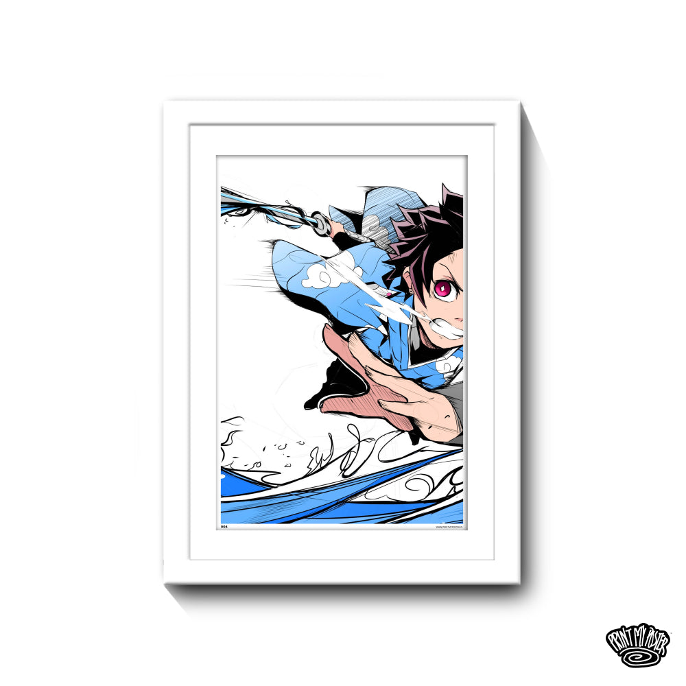 Demon Slayer: Kimetsu no Yaiba - Water Breathing Poster