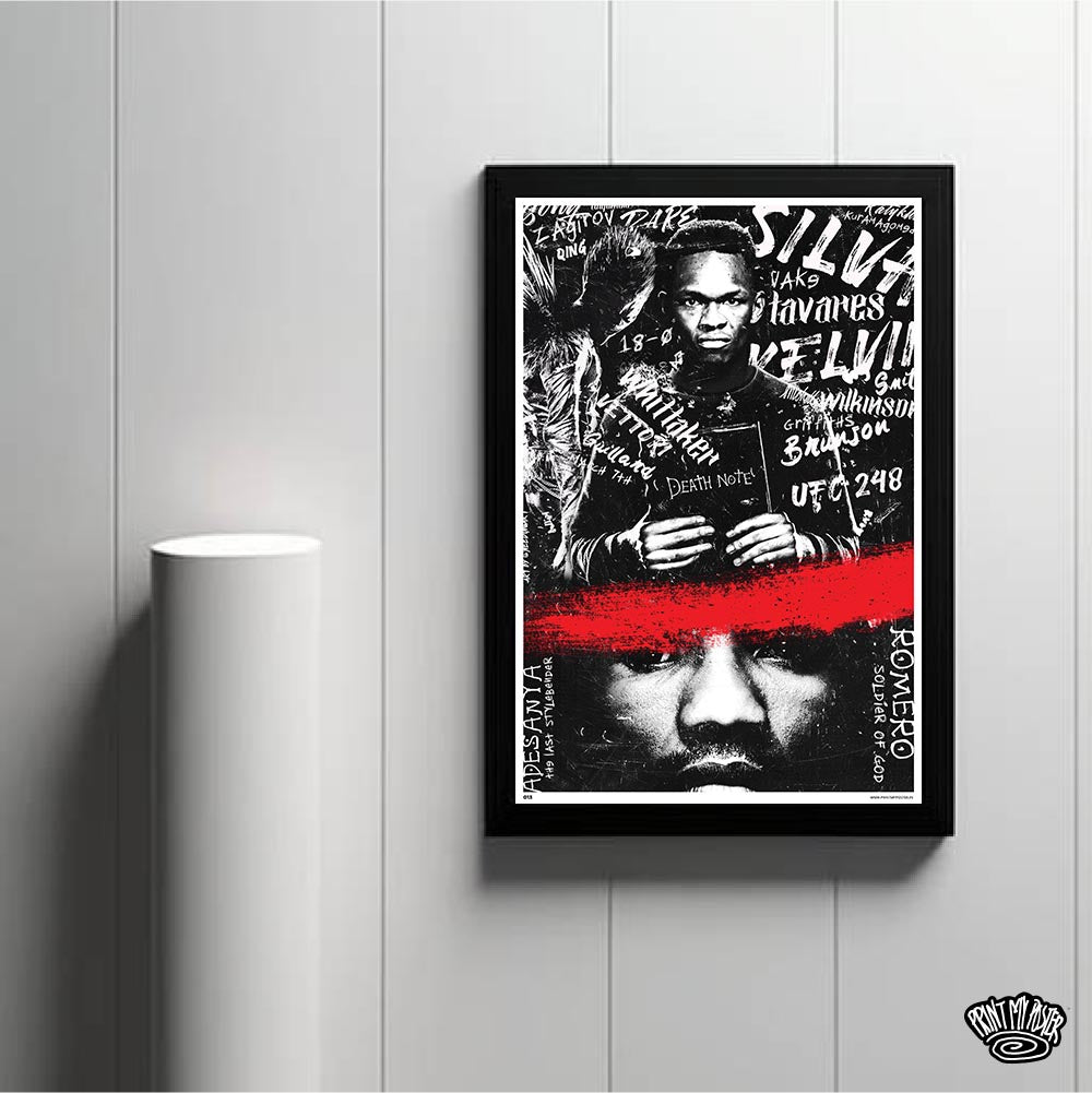 UFC Poster - Israel Adesanya