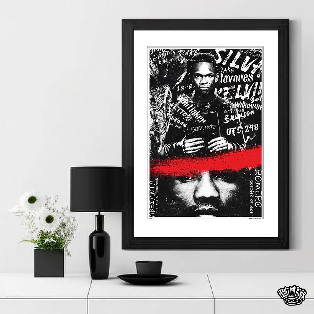 UFC Poster - Israel Adesanya
