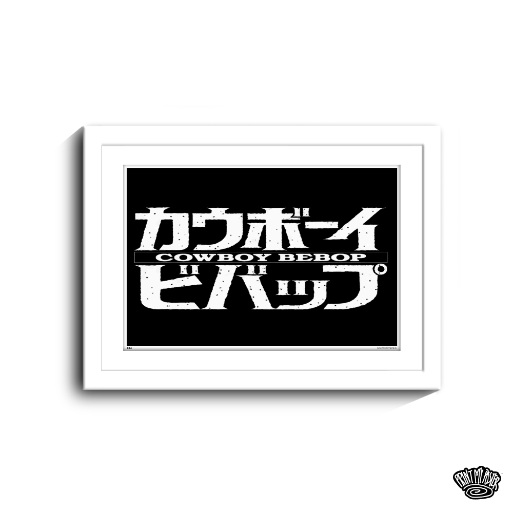 Cowboy Bebop Poster - Title