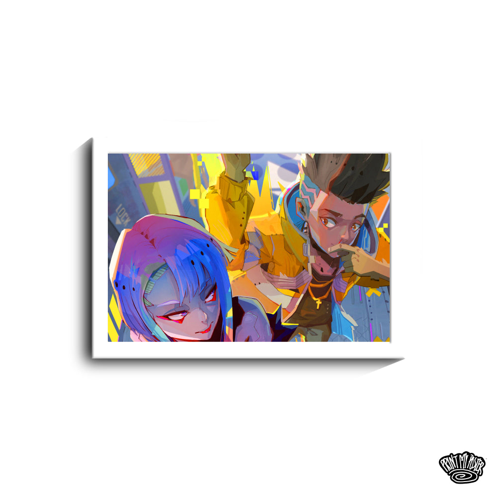 Cyberpunk: Edgerunners Poster - David x Lucy