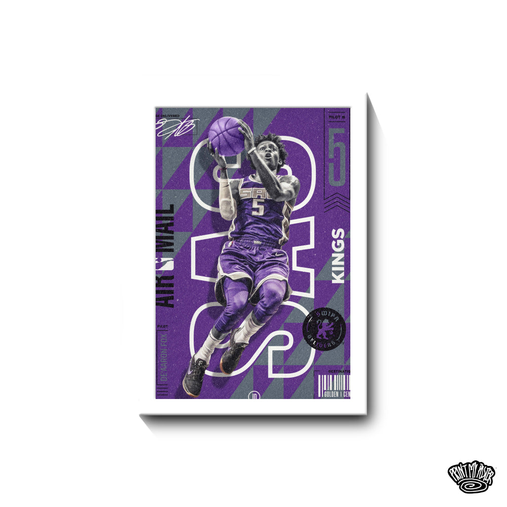 Basketball Poster - De'Aaron Fox