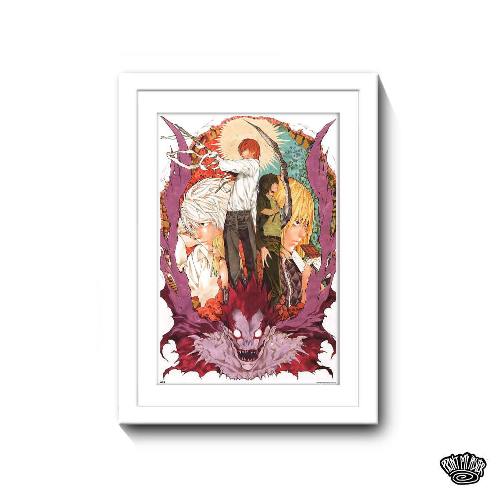 Death Note Poster - Main Characters