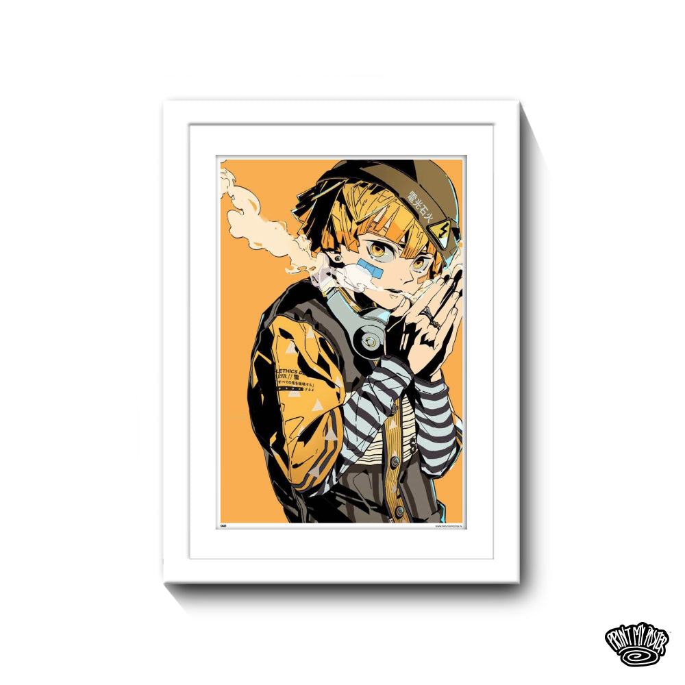 Demon Slayer: Kimetsu no Yaiba - Cool Zenitsu Poster