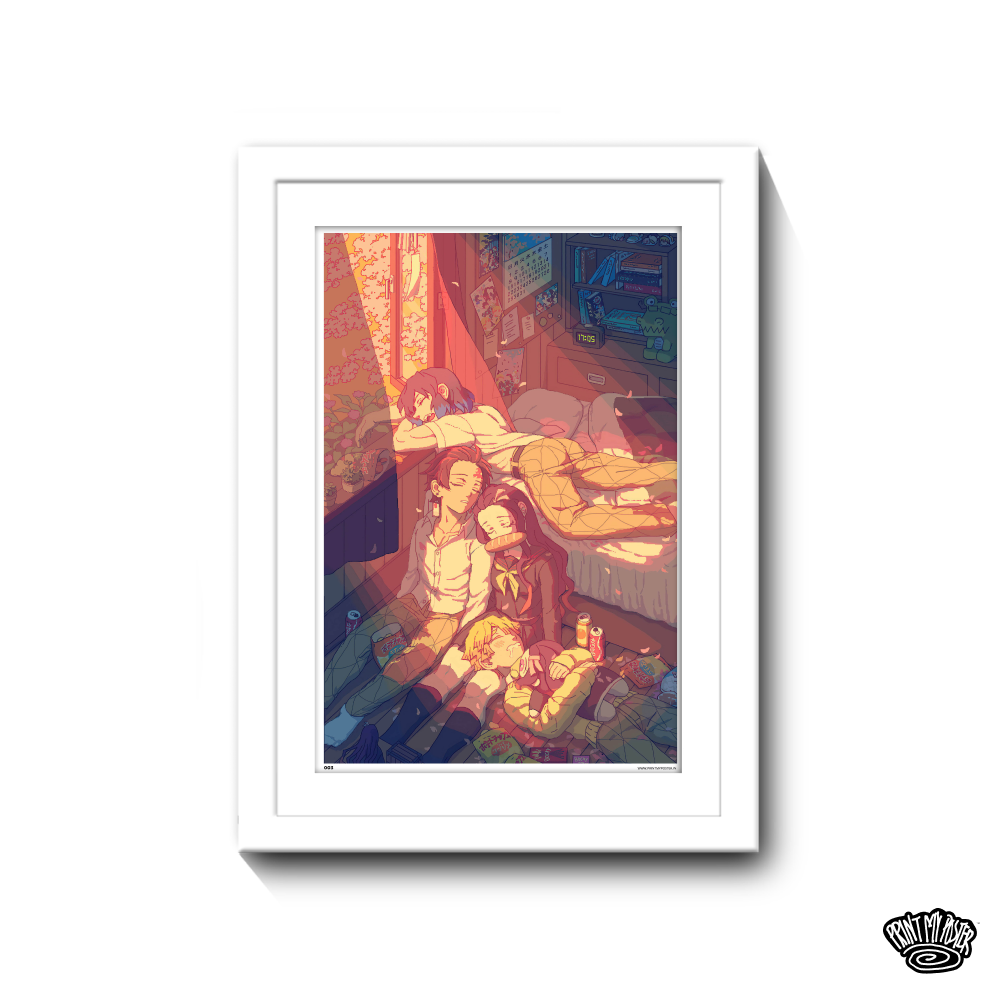 Demon Slayer: Kimetsu no Yaiba - Sleeping Breathing Poster