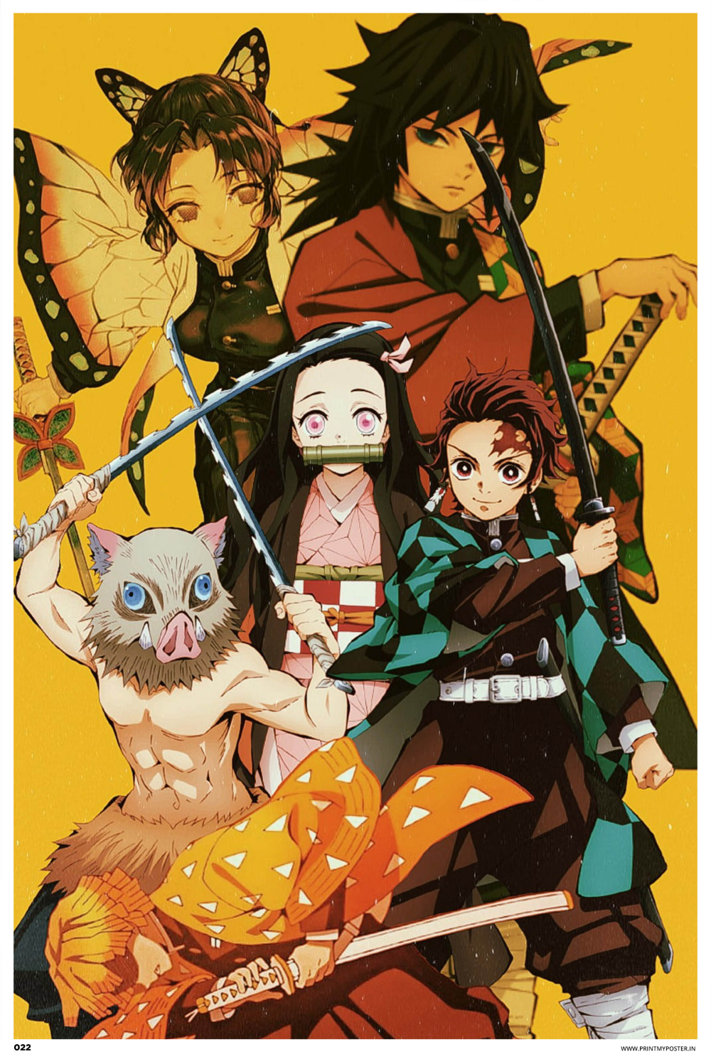 Demon Slayer: Kimetsu no Yaiba Poster - The Squad
