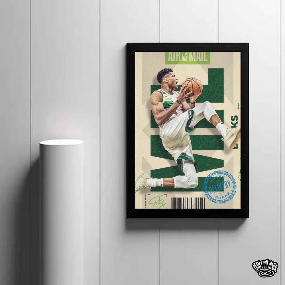 Basketball Poster - Giannis Antetokounmpo