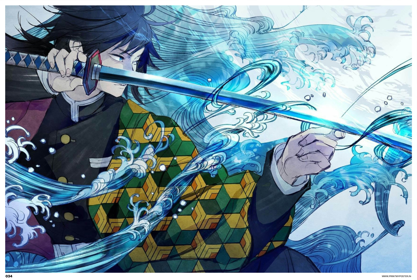 Demon Slayer: Kimetsu no Yaiba - Giyu Tomioka Poster