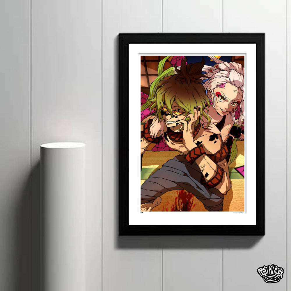 Demon Slayer: Kimetsu no Yaiba - Gyutaro & Daki Poster
