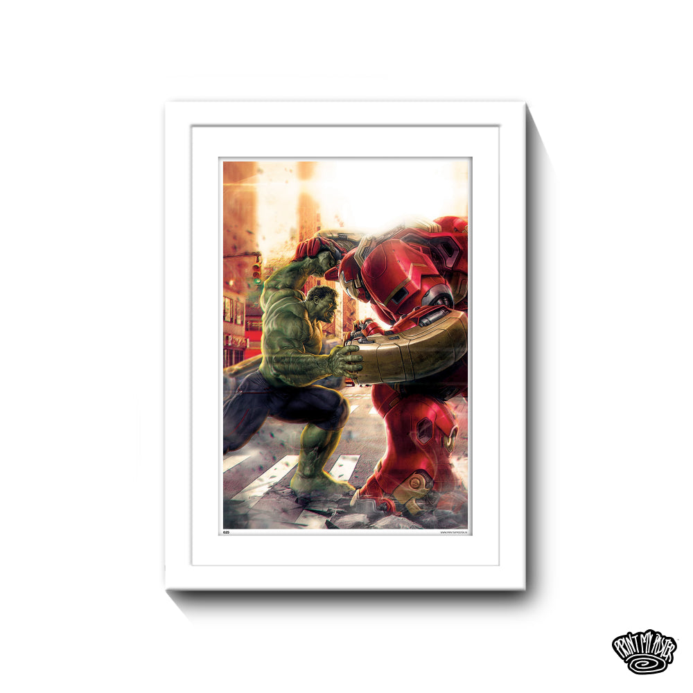 Avengers - Hulk VS Iron Man Poster