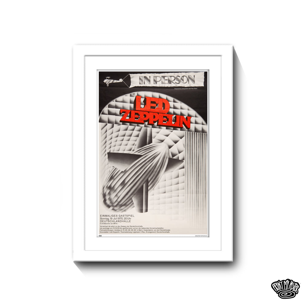 In Person - Led Zeppelin Music Poster