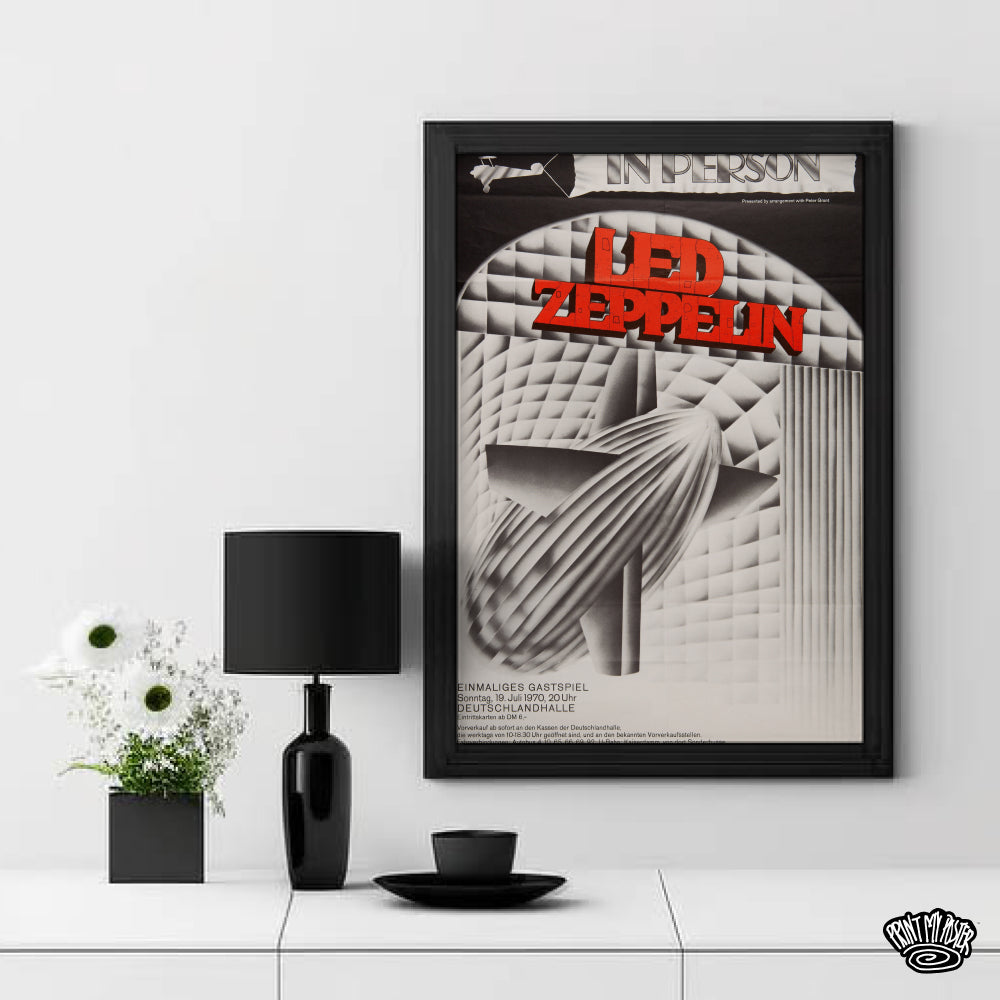 In Person - Led Zeppelin Music Poster