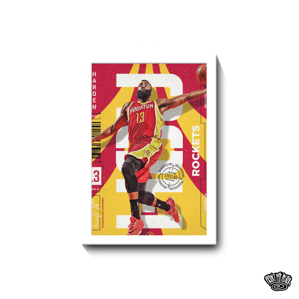 Baskketball Poster - James Harden