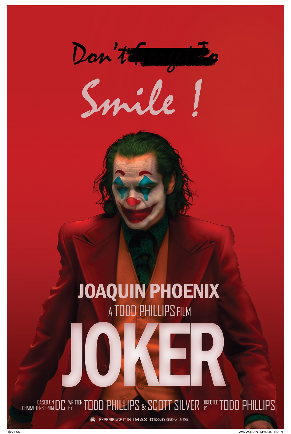 Joaquin Phoenix's Joker - by Vyas