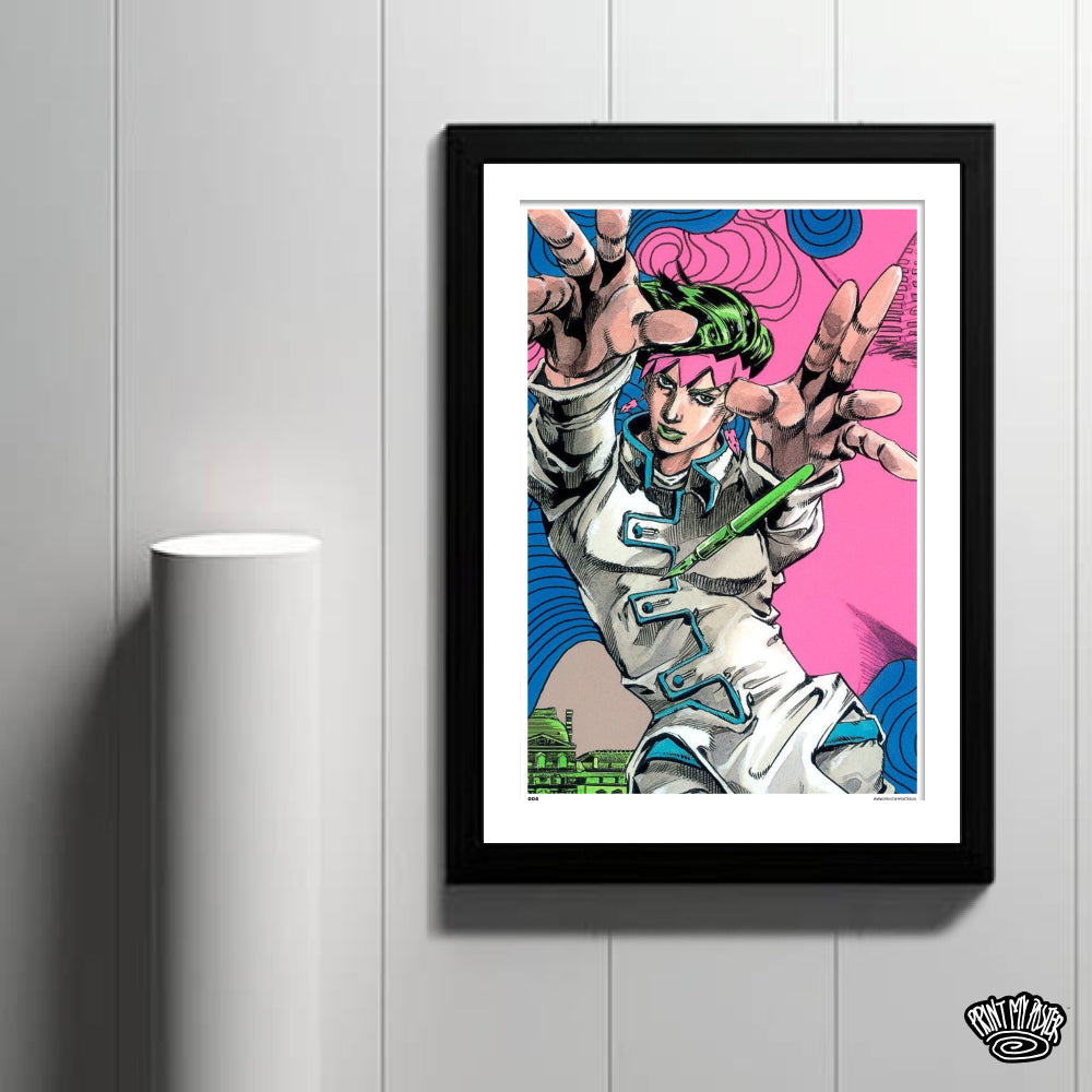 JoJo's Bizarre Adventure Poster - Kishibe Rohan: Eyes of heaven