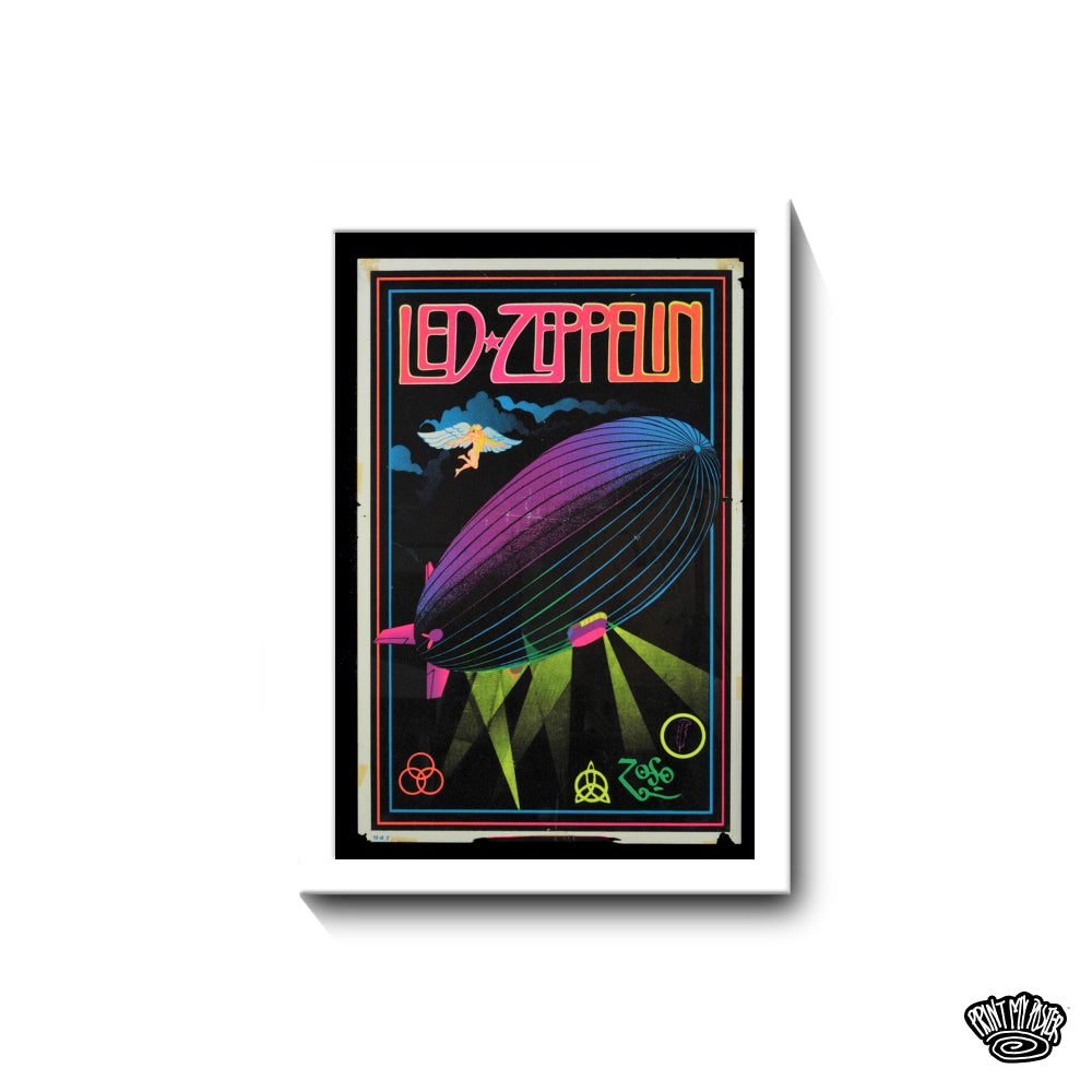 Led Zeppelin - Blacklight Music Poster