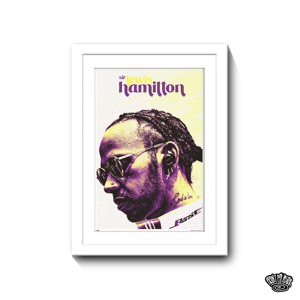 F1 Poster - Lewis Hamilton