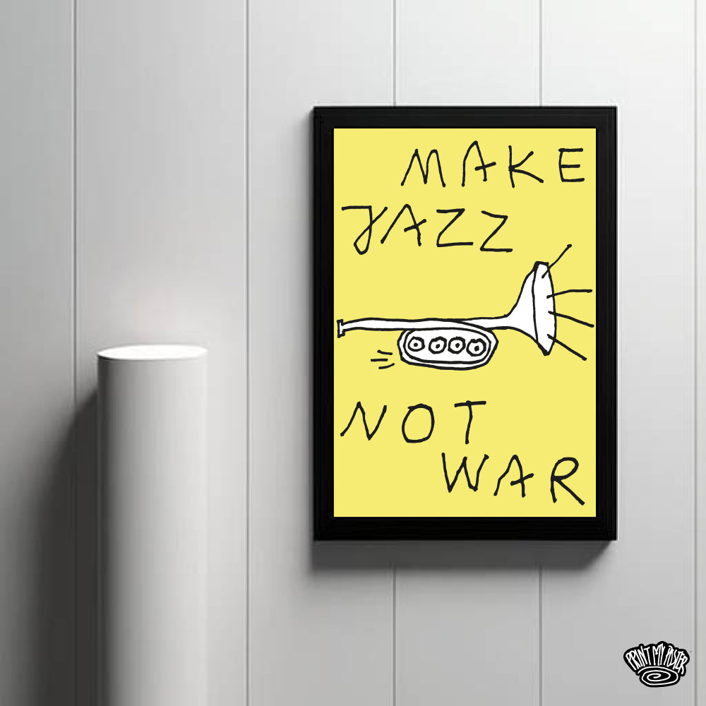 Make Jazz, Not War (Poster)