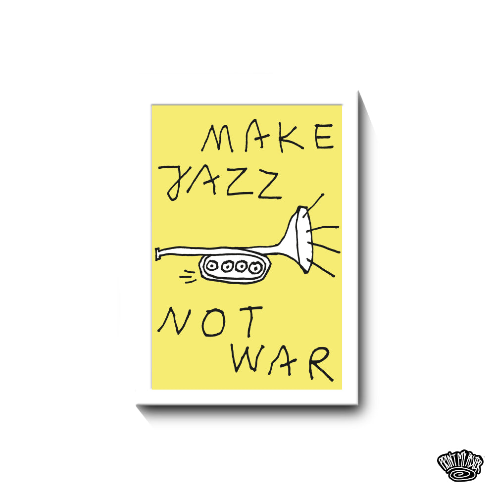 Make Jazz, Not War (Poster)