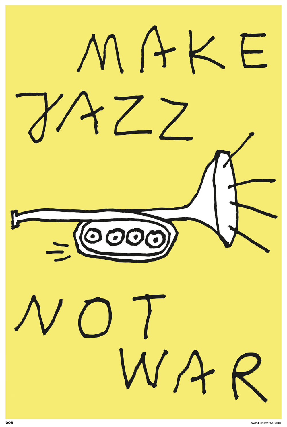 Make Jazz, Not War (Poster)