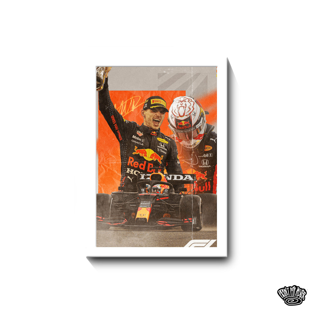 F1 Poster - Max Verstappen