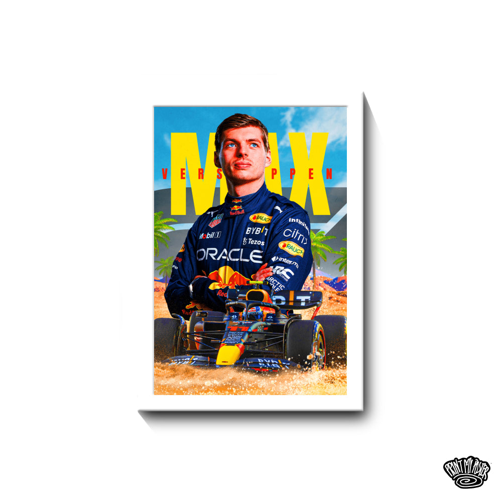 F1 Poster - Max Verstappen V