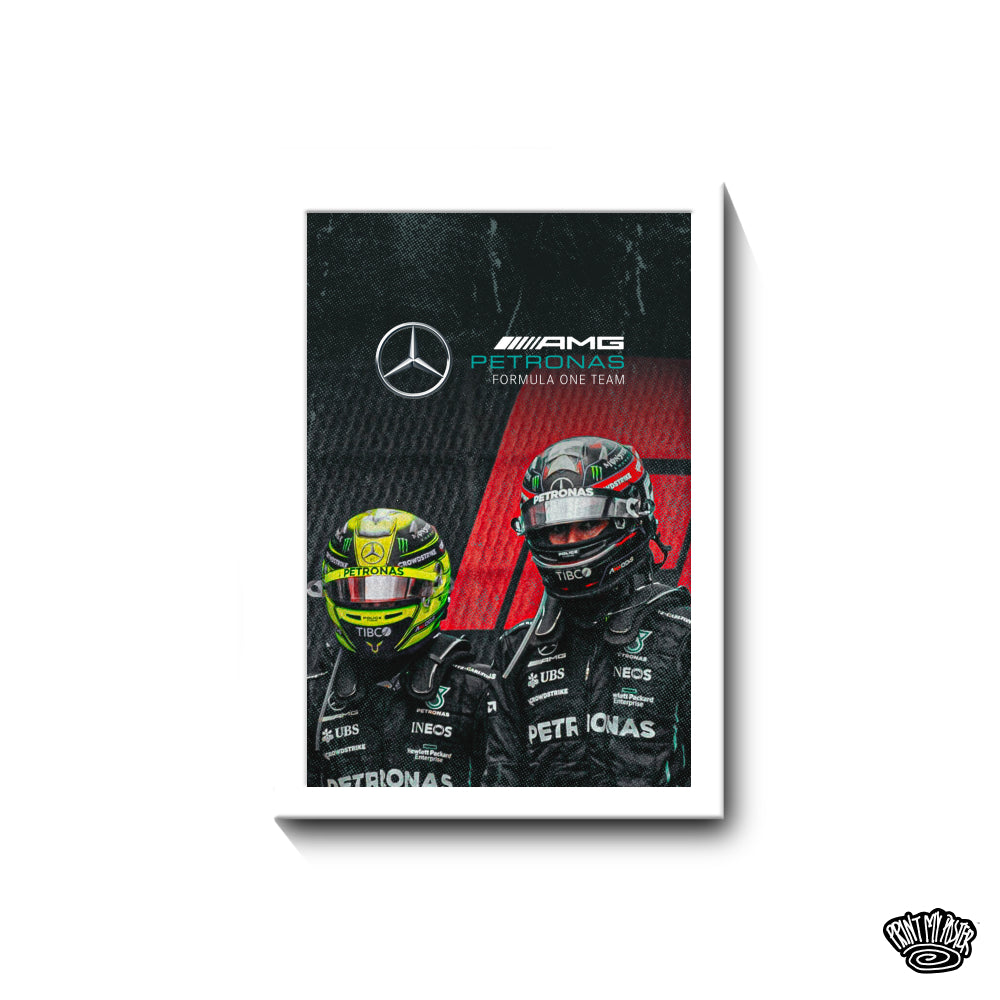 F1 Poster - Mercedes AMG Petronas
