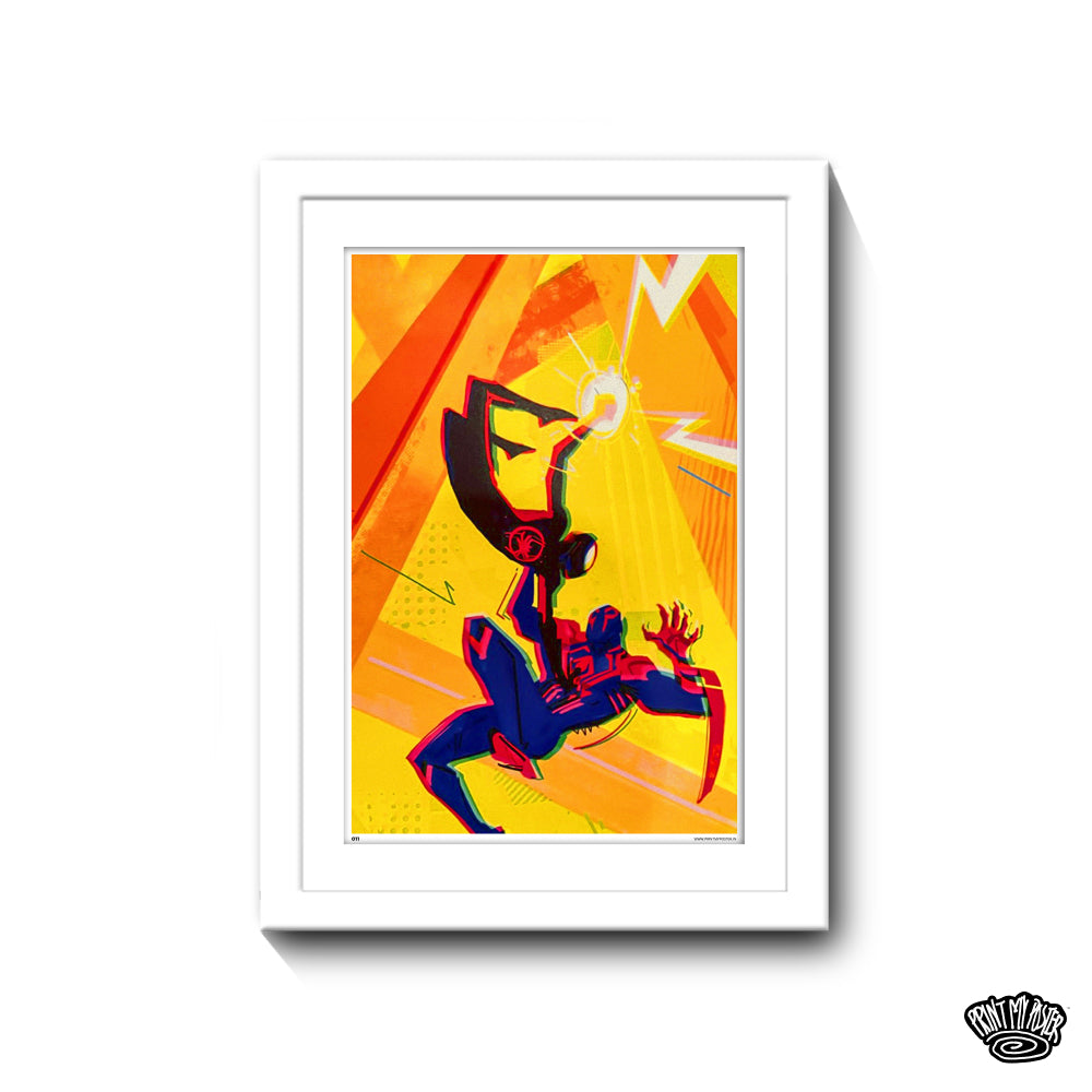 Miles Morales VS Miguel O'Hara - Spider-Man Across the Spider-Verse Poster