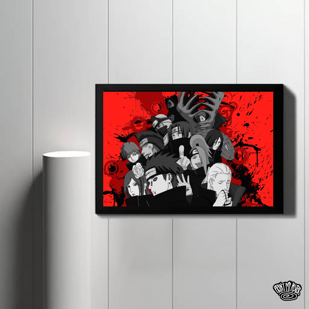 Naruto Poster - Akatsuki Clan (Landscape Poster)