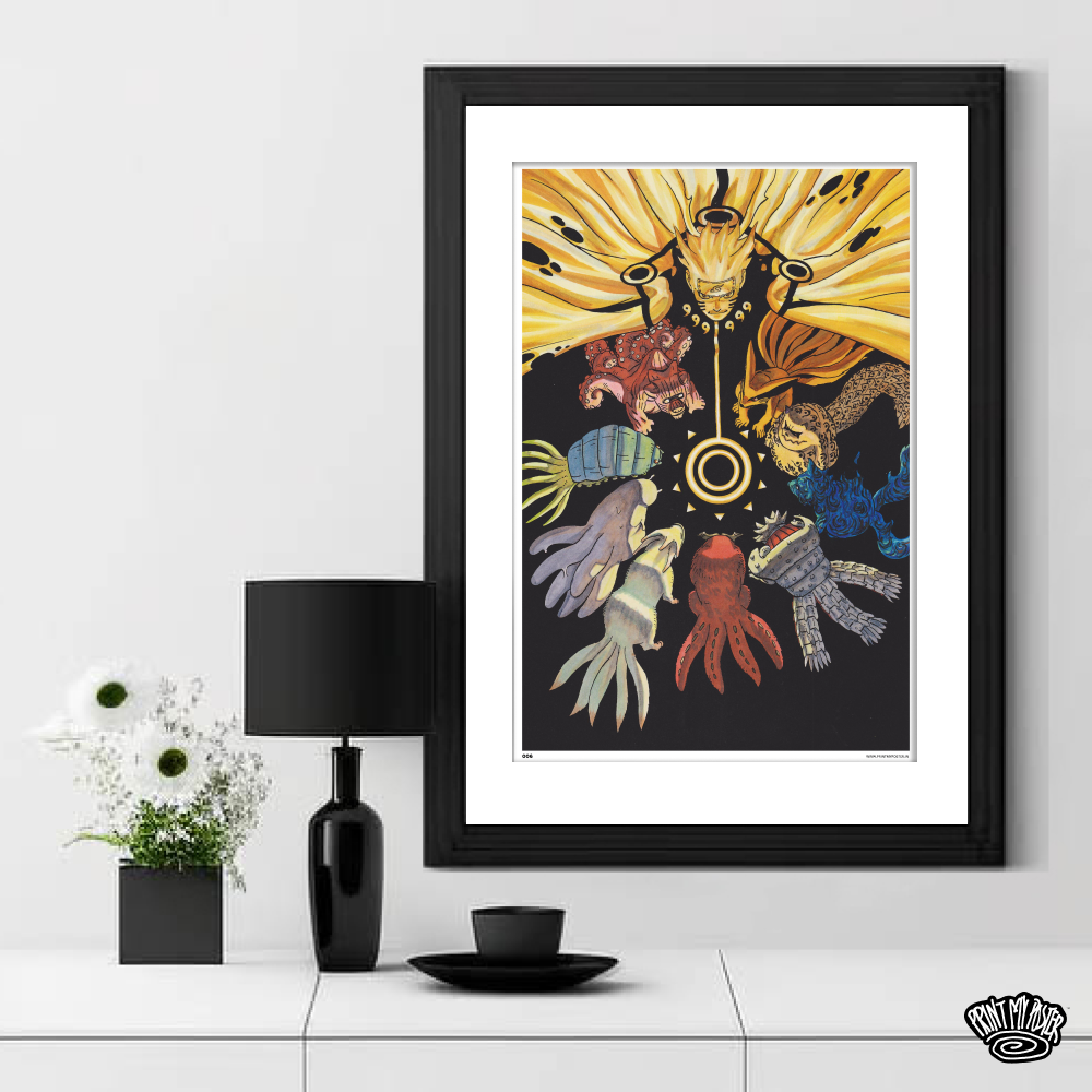 Naruto Poster - All Tailed Beasts