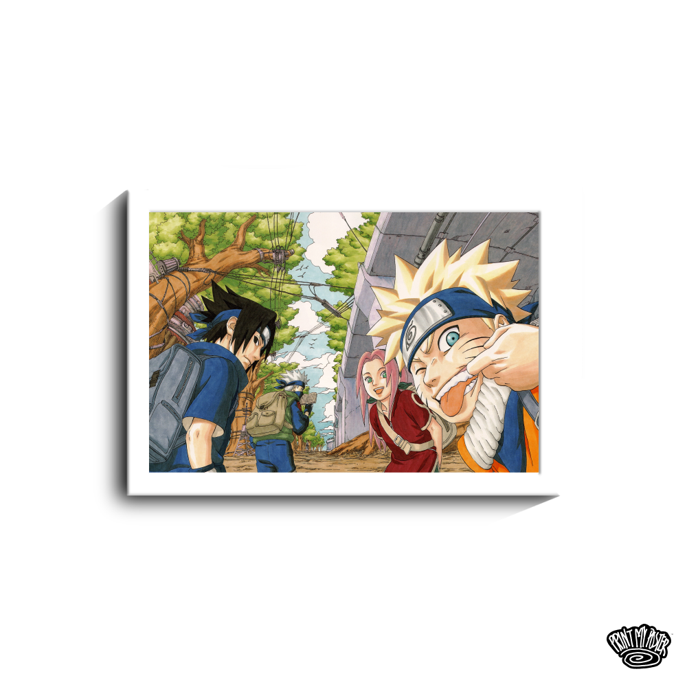 Naruto Poster - Naruto, Sakura, Sasuke & Kakashi II