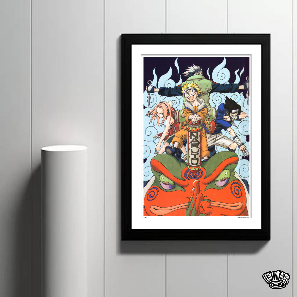 Naruto Poster - Naruto, Sakura, Sasuke, Kakashi