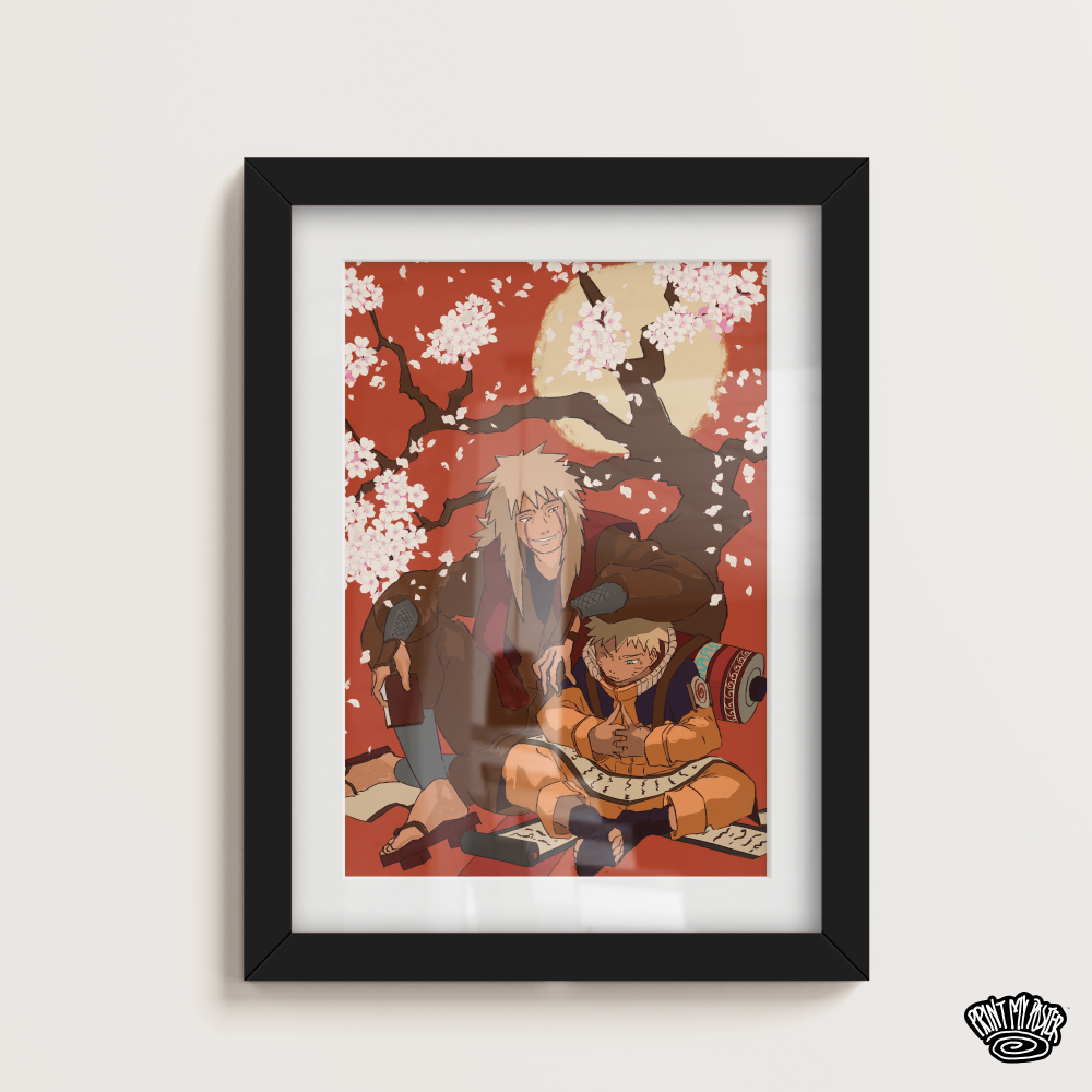 Naruto & Jiraya: Father Son Bond - by Bison
