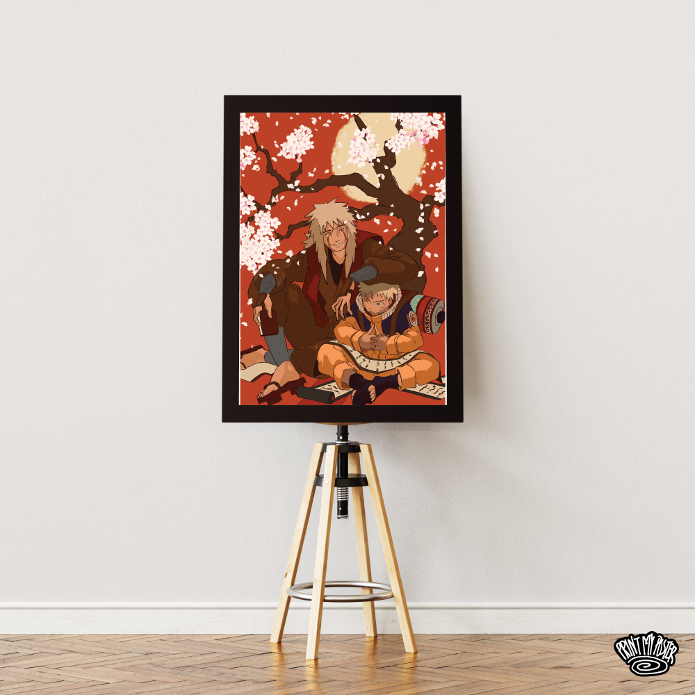 Naruto & Jiraya: Father Son Bond - by Bison