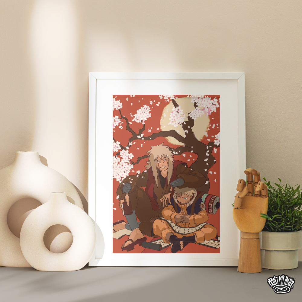 Naruto & Jiraya: Father Son Bond - by Bison