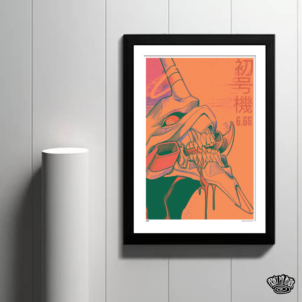 Neon Genesis Evangelion Poster - Hurtful Evangelion II